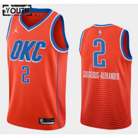 Maillot Basket Enfant Oklahoma City Thunder Shai Gilgeous-Alexander 2 2020-21 Jordan Brand Statement Edition Swingman